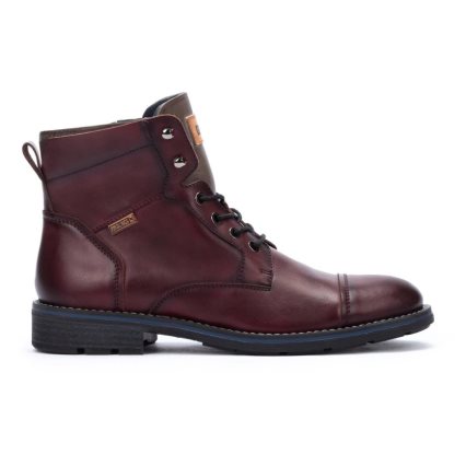 Men's Pikolinos YORK Ankle Boots Dark Red | NZ J02Q573